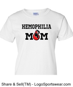 Hemophilia Mom Awareness Shirt Design Zoom